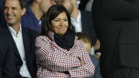 La maire de Paris, Anne Hidalgo, au Parc des Princes