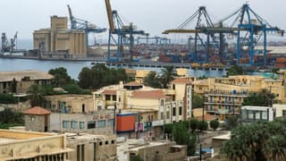 Vue de Port-Soudan, dans le sud du pays, le 9 octobre 2021