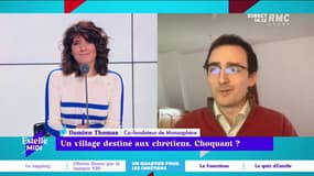 Damien Thomas, co-fondateur de Monasphère explique son projet de lotissement destiné aux chrétiens en Indre-et-Loire.