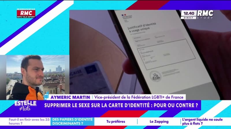 Supprimer le sexe sur la carte d'identité : "Il n'y a pas de négation du sexe", promet Aymeric Martin, vice-président de la fédération LGBTQI+ de France