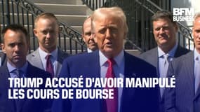 Trump accusé d'avoir manipulé les cours de Bourse