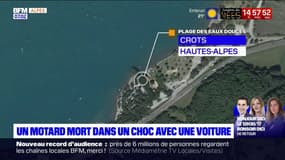 Hautes-Alpes: un motard meurt après un choc frontal avec une voiture à Crots