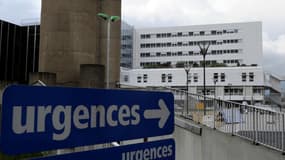 Vue prise le 29 mars 2011 du Centre Hospitalier Ponchaillou (CHU) à Rennes