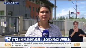Lycéen poignardé samedi: le suspect vient d'avouer