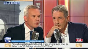 "Le homard je n'aime pas ça ! (...) Le champagne ça me donne mal à la tête !" se défend Rugy