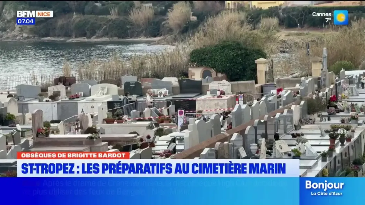 Obsèques de Brigitte Bardot - Saint-Tropez : les préparatifs au ...