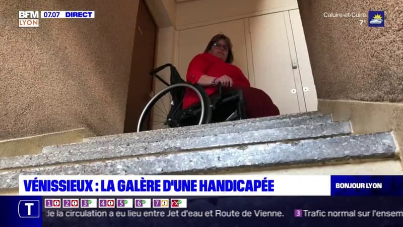Vénissieux: la galère quotidienne de Nunciata, en situation de handicap