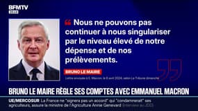 Explosion de la dette: Bruno Le Maire continue de dire qu'il avait averti le président de la République