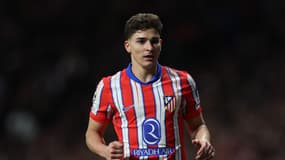 Julian Alvarez lors du 8e de finale retour de Ligue des champions Atlético-Real Madrid le 12 mars 2025