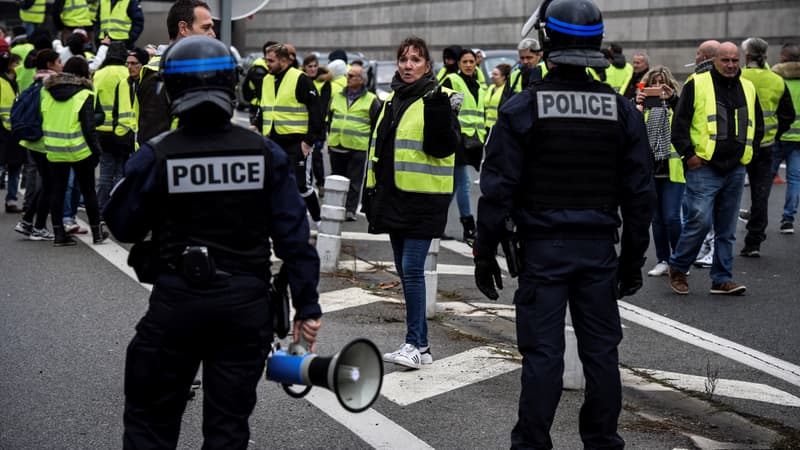 Image d'illustration - Manifestation des gilets jaunes à Saint-Etienne le 17 novembre 2018.