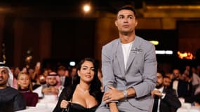 Cristiano Ronaldo et sa femme Georgina aux Globe Soccer Awards à Dubaï le 27 décembre 2024