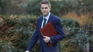 Le ministre de la Défense britannique, Gavin Williamson, à Londres le 16 janvier 2018