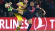 Matts Hummels, du Borussia Dortmund, défend sur Kylian Mbappé