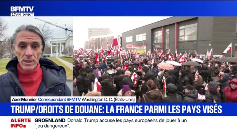 Groenland: Donald Trump met en garde huit pays européens contre des droits de douane, incluant la France