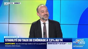 Stabilité du taux de chômage à 7,5% au T4