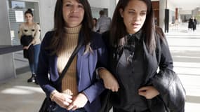 Sophie Serrano et sa fille "adoptive", Manon