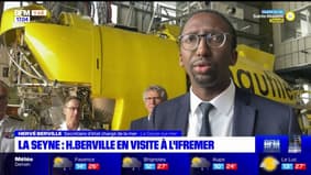 La Seyne-sur-Mer: Hervé Berville en visite à l'Ifremer