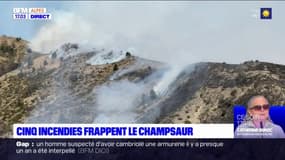 Hautes-Alpes: cinq incendies ont touché la Vallée du Champsaur ce jeudi 