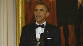 Barack Obama lors de la 35e cérémonie des Honneurs du Kennedy Center