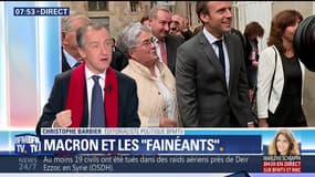 L’édito de Christophe Barbier: Macron et les "fainéants"