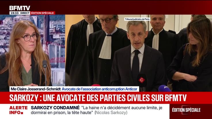 Condamnation de Nicolas Sarkozy: pour l'avocate d'une partie civile, "le tribunal a constaté l'existence d'un pacte corruptif"