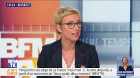 Perquisition au siège de la France insoumise: Clémentine Autain confie que sa "famille politique est blessée de ce moment-là"