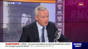 Bruno Le Maire confirme "l'objectif de 6%" de croissance pour fin 2021 et de "4% pour 2022"