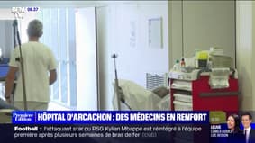 Face aux pénuries de soignants, l'hôpital d'Arcachon s'appuie sur les médecins généralistes qui consultent dans des préfabriqués 