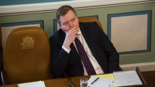 Le Premier ministre Sigmundur David Gunnlaugsson, ici au Parlement à Reykjavik, le 4 avril 2016