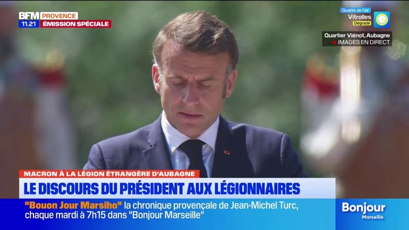 Aubagne: retrouvez en intégralité le discours d'Emmanuel Macron pour la commémoration de la bataille de Camerone 
