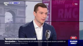 Jordan Bardella face à Jean-Jacques Bourdin sur RMC et BFMTV