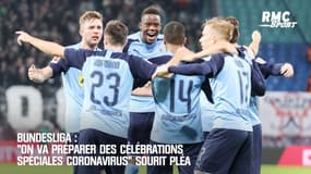 Bundesliga : "On va préparer des célébrations spéciales coronavirus" sourit Pléa 