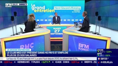 Henri Giscard d'Estaing (Club Med) : Le Club Med récolte les fruits de sa montée en gamme - 27/09