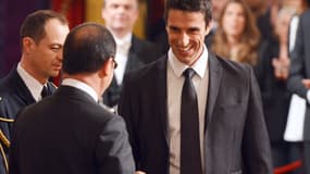 Tony Estanguet avec François Hollande