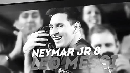 Neymar salue l'arrivée de Messi