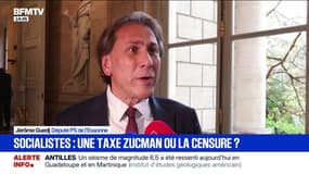 Taxe Zucman: il faut "mettre à contribution les grandes entreprises et les hauts patrimoines" pour pouvoir "épargner les classes populaires", estime le député PS Jérôme Guedj 