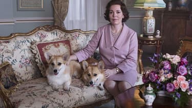 Olivia Colman dans le le rôle d'Elizabeth II dans The Crown, saison 3