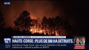 Incendie en Haute-Corse: "La situation est plus favorable, mais nous ne sommes pas sortis d'affaire", Jean-Paul Guerrieri