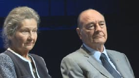 Jacques Chirac et Simone Weil en novembre 2010.