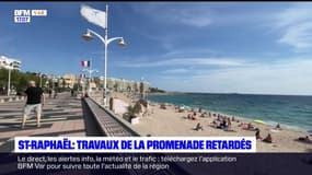 Saint-Raphaël: les travaux de la promenade retardés par la mairie