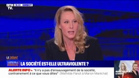 Marion Maréchal: "La menace de l'ultradroite est dérisoire"