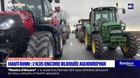 Colère des agriculteurs: l'A35 reste bloquée ce vendredi