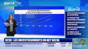 Les investissements sont en net recul dans les pays de l'OCDE