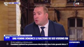  "Chez nous, pas de racisme, pas d'antisémitisme à géométrie variable, nous condamnons tous les racismes": la réaction de Joshua Hochart (RN) au sujet d'une séquence montrant le racisme de partisans du RN 