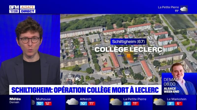 Schiltigheim: une opération collège mort au collège Leclerc