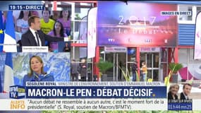 Débat de l'entre-deux-tours: "L'enjeu est qu'Emmanuel Macron puisse dérouler son projet", Ségolène Royal