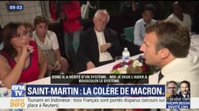 Saint-Martin: la colère de Macron