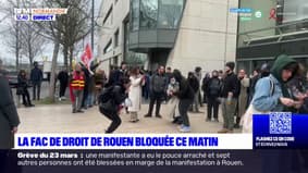 Retraites: la faculté de droit bloquée à Rouen ce vendredi matin