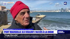 Un collectif demande la réouverture de l'accès à la digue du port de Marseille