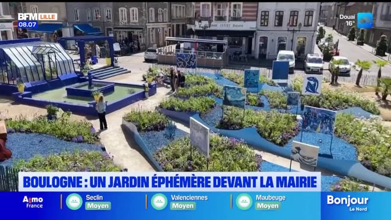 Boulogne-sur-Mer: le traditionnel jardin éphémère rend hommage à l'orchestre Rhapsody in Blue